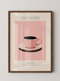 Kaffeetasse rosa minimalistisch