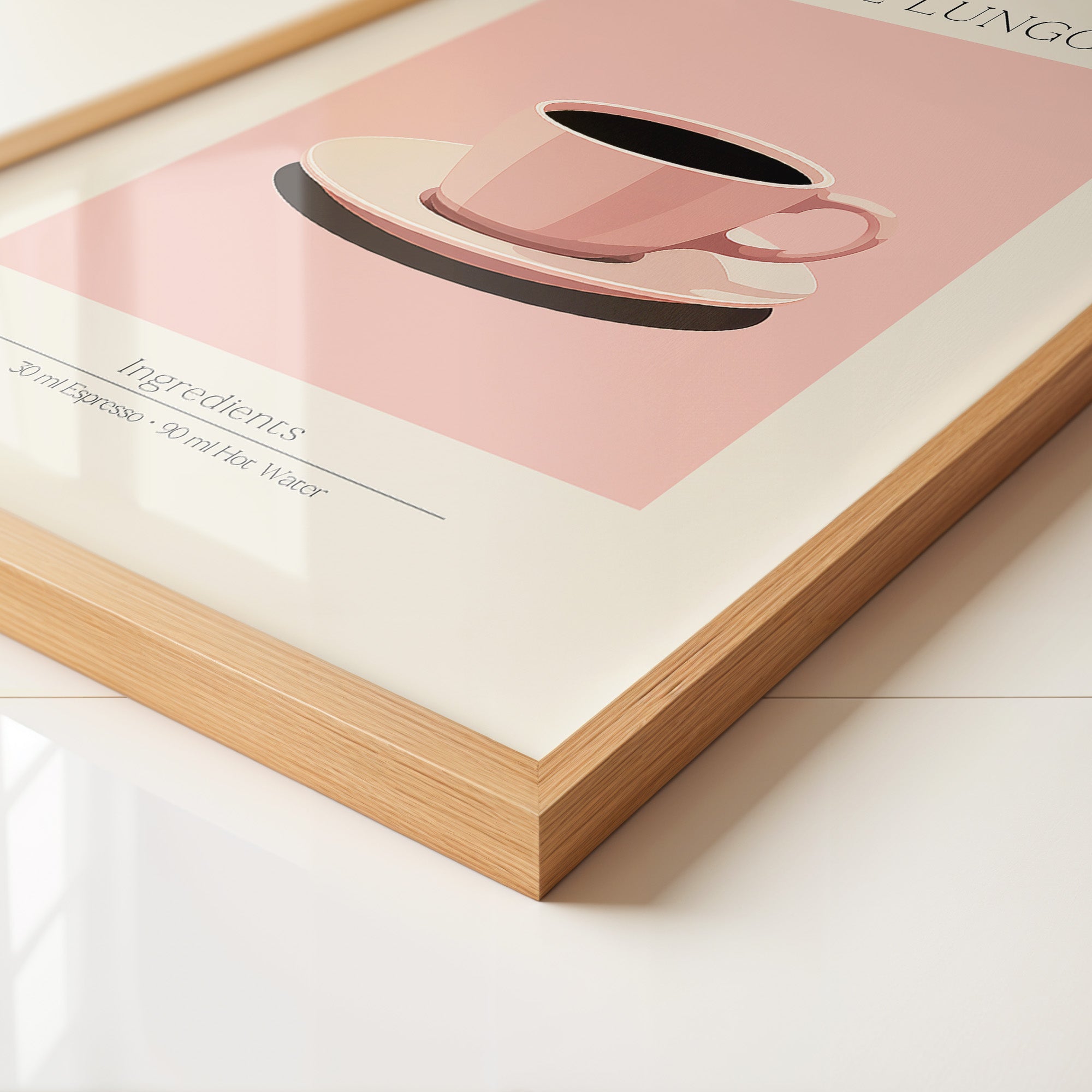 Kaffeetasse rosa minimalistisch