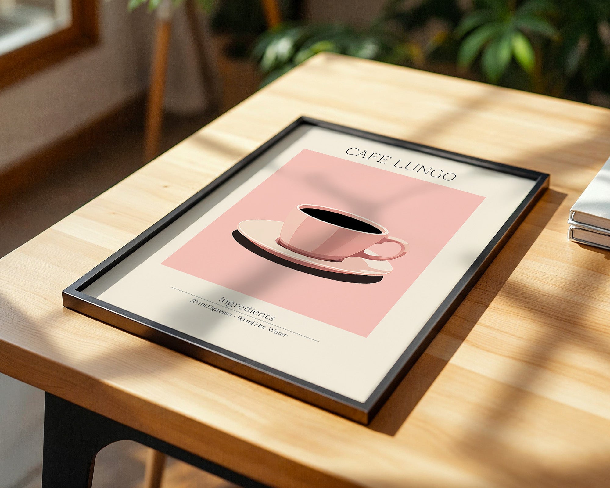 Kaffeetasse rosa minimalistisch