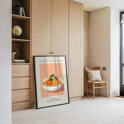 Spaghetti Bolognese Pastellfarben