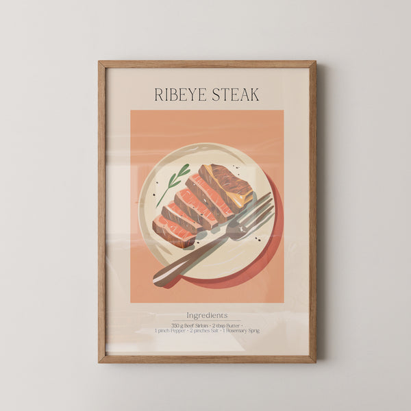 Ribeye Steak Illustration Teller
