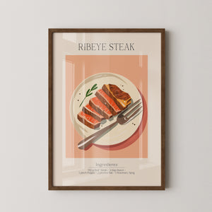 Ribeye Steak Illustration Teller