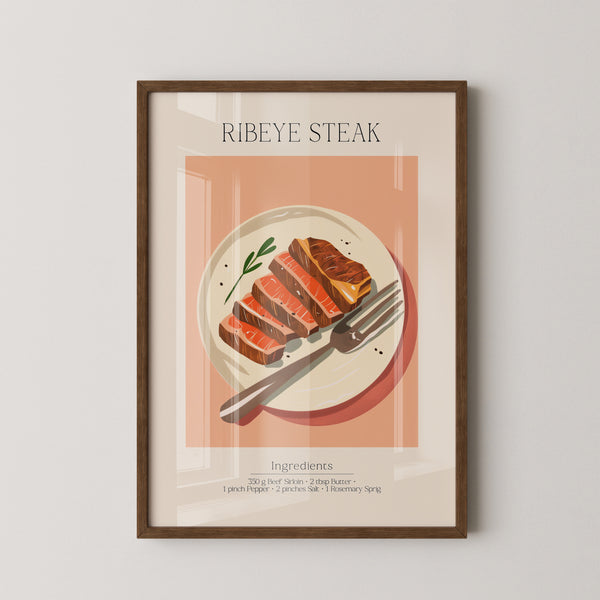 Ribeye Steak Illustration Teller