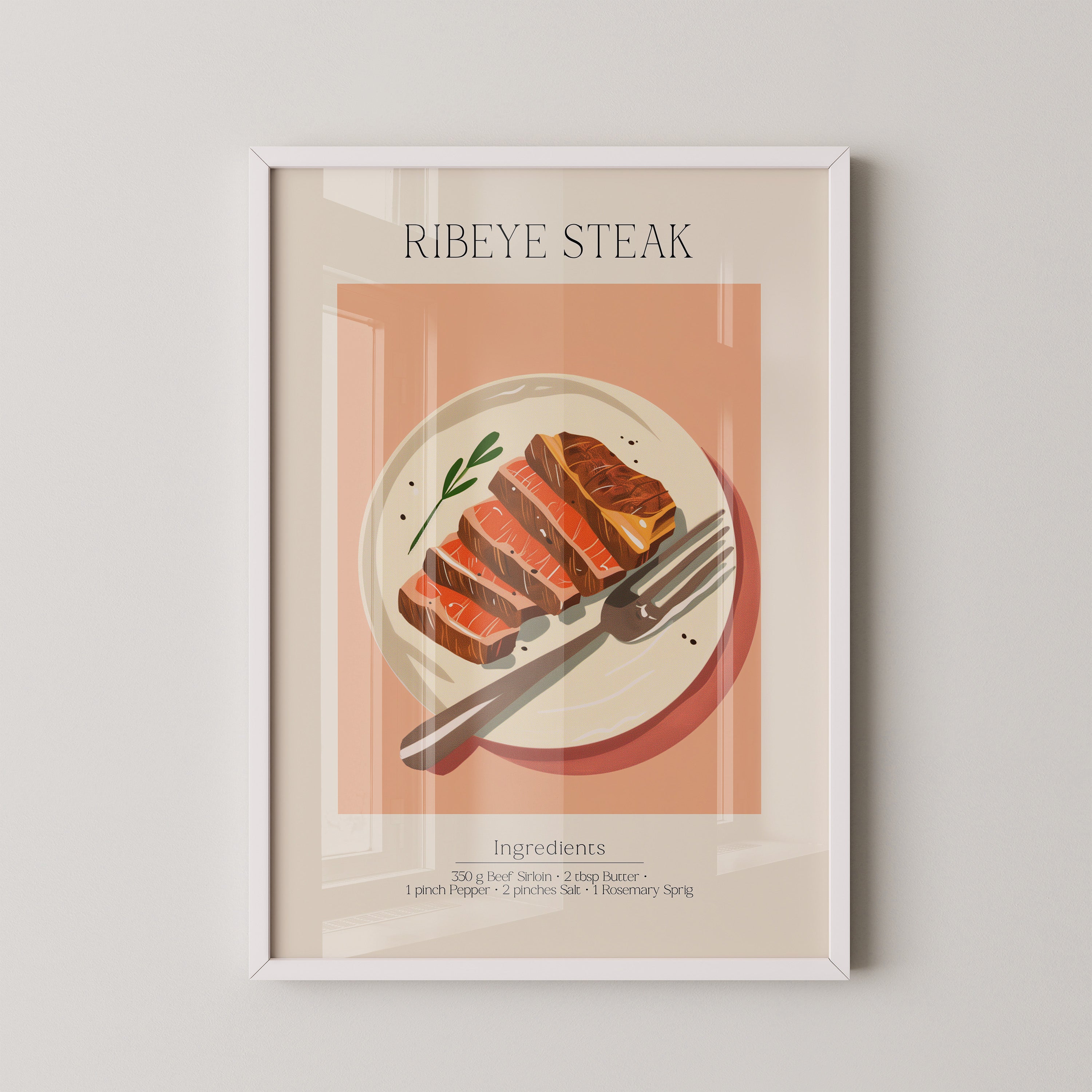 Ribeye Steak Illustration Teller