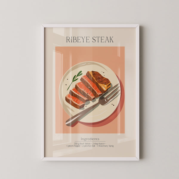 Ribeye Steak Illustration Teller