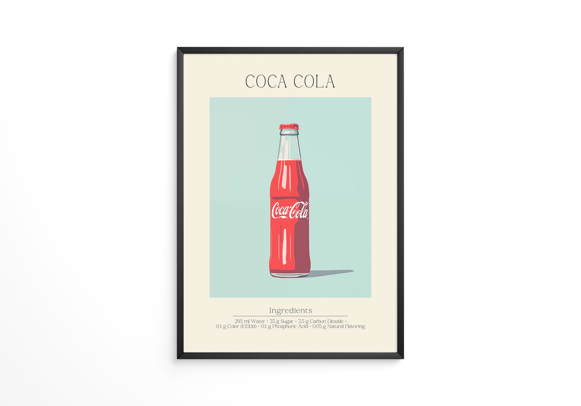 Cola Flasche Vintage Illustration