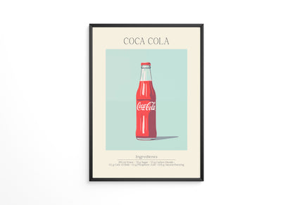 Cola Flasche Vintage Illustration