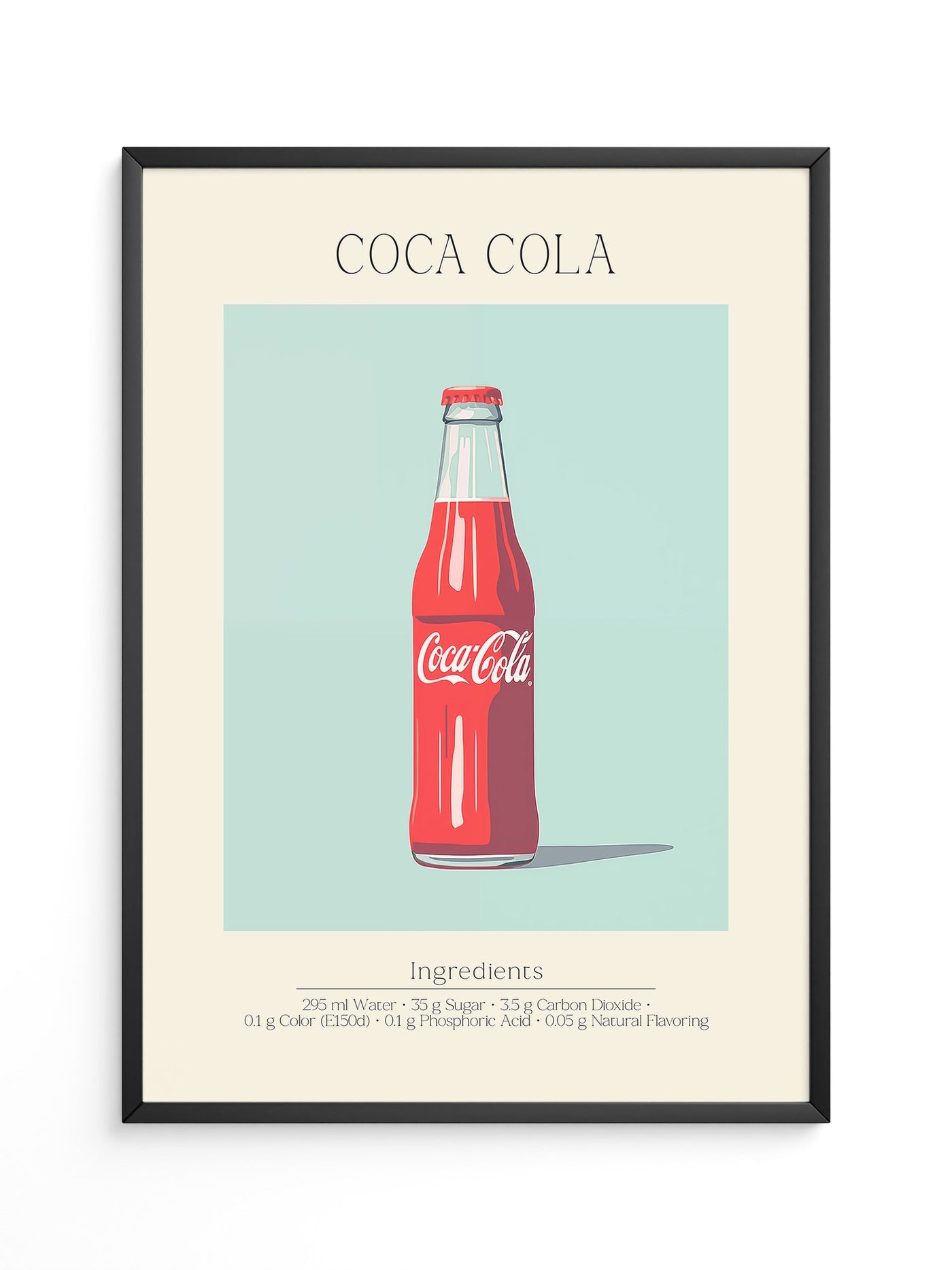 Cola Flasche Vintage Illustration