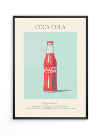 Cola Flasche Vintage Illustration