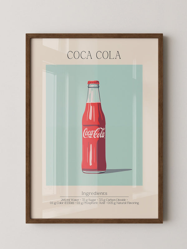 Cola Flasche Vintage Illustration