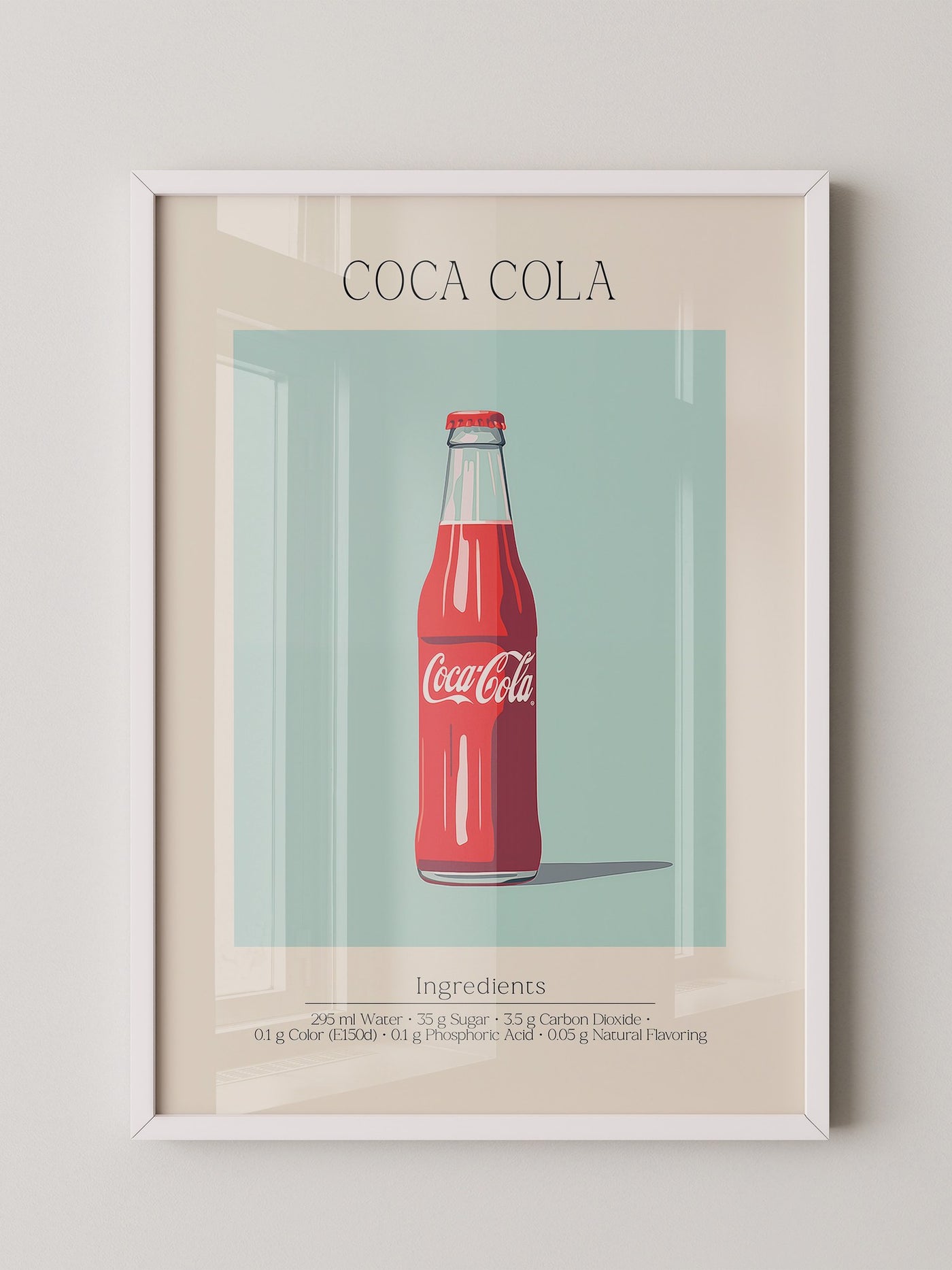 Cola Flasche Vintage Illustration