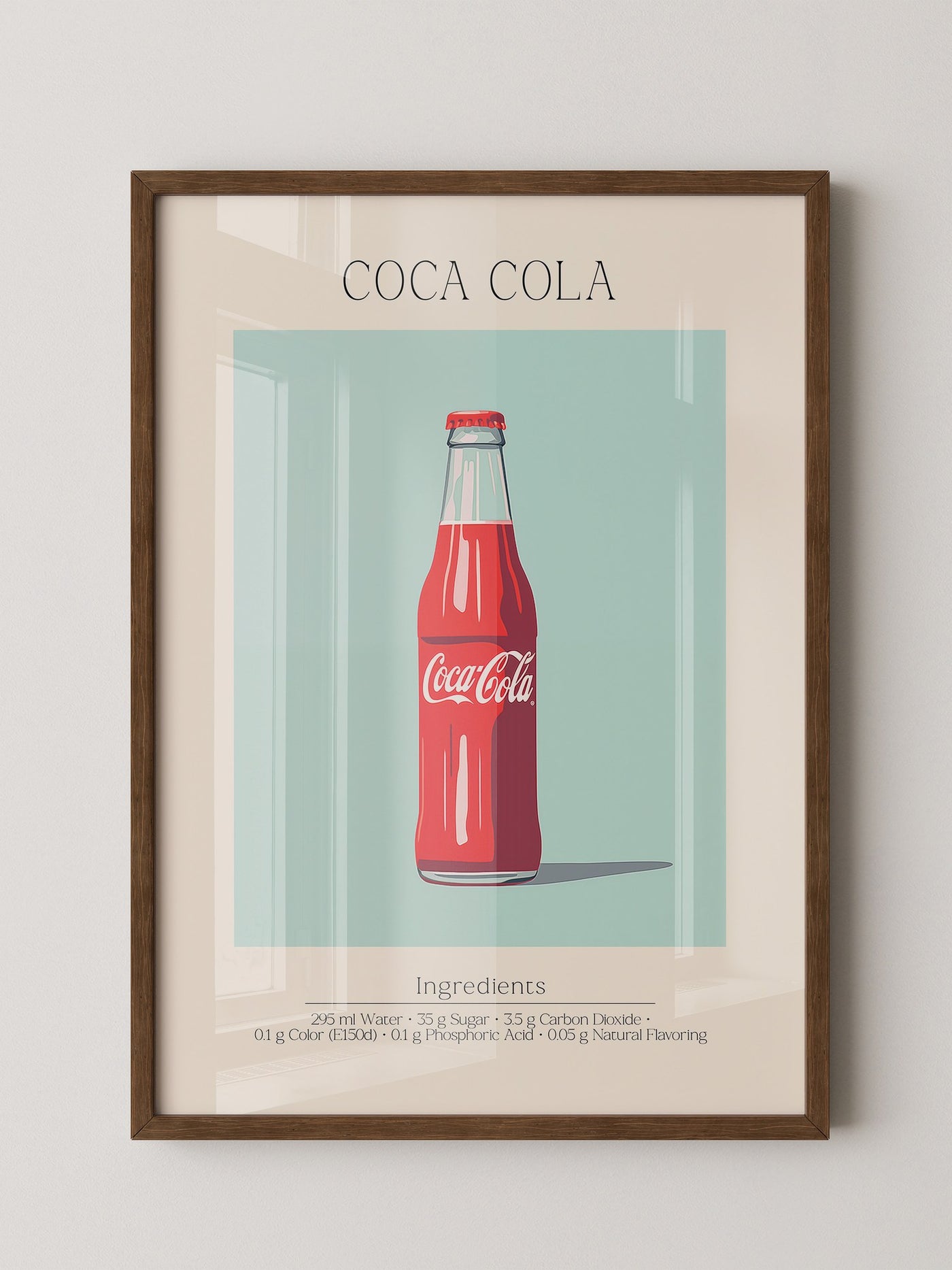 Cola Flasche Vintage Illustration