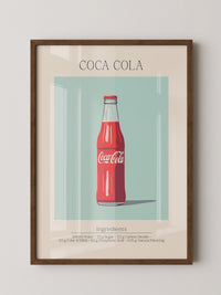Cola Flasche Vintage Illustration