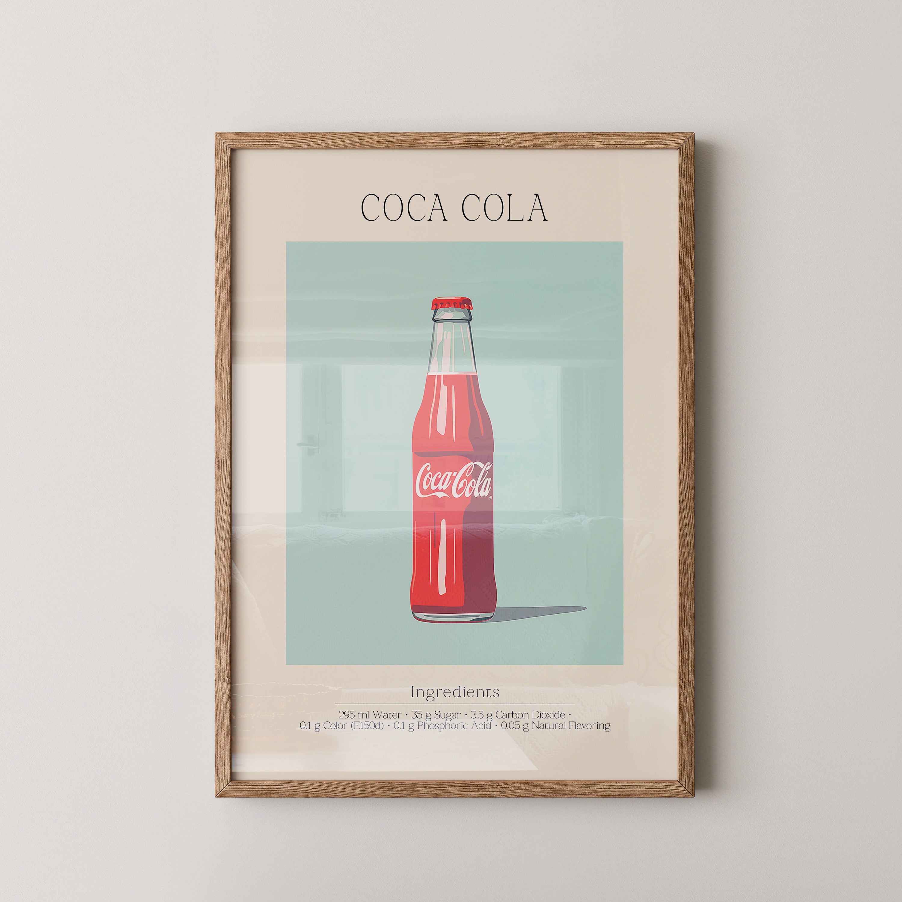 Cola Flasche Vintage Illustration