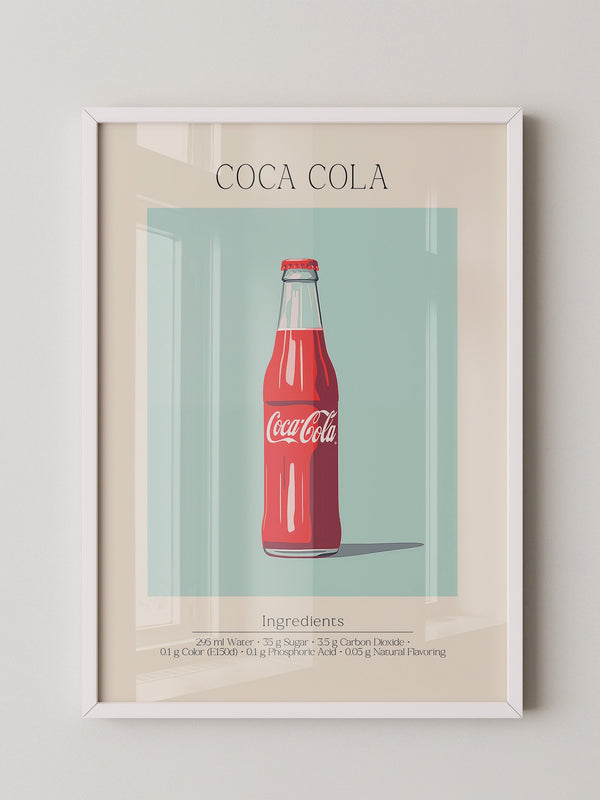 Cola Flasche Vintage Illustration
