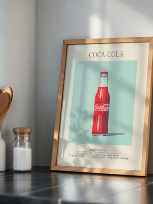 Cola Flasche Vintage Illustration