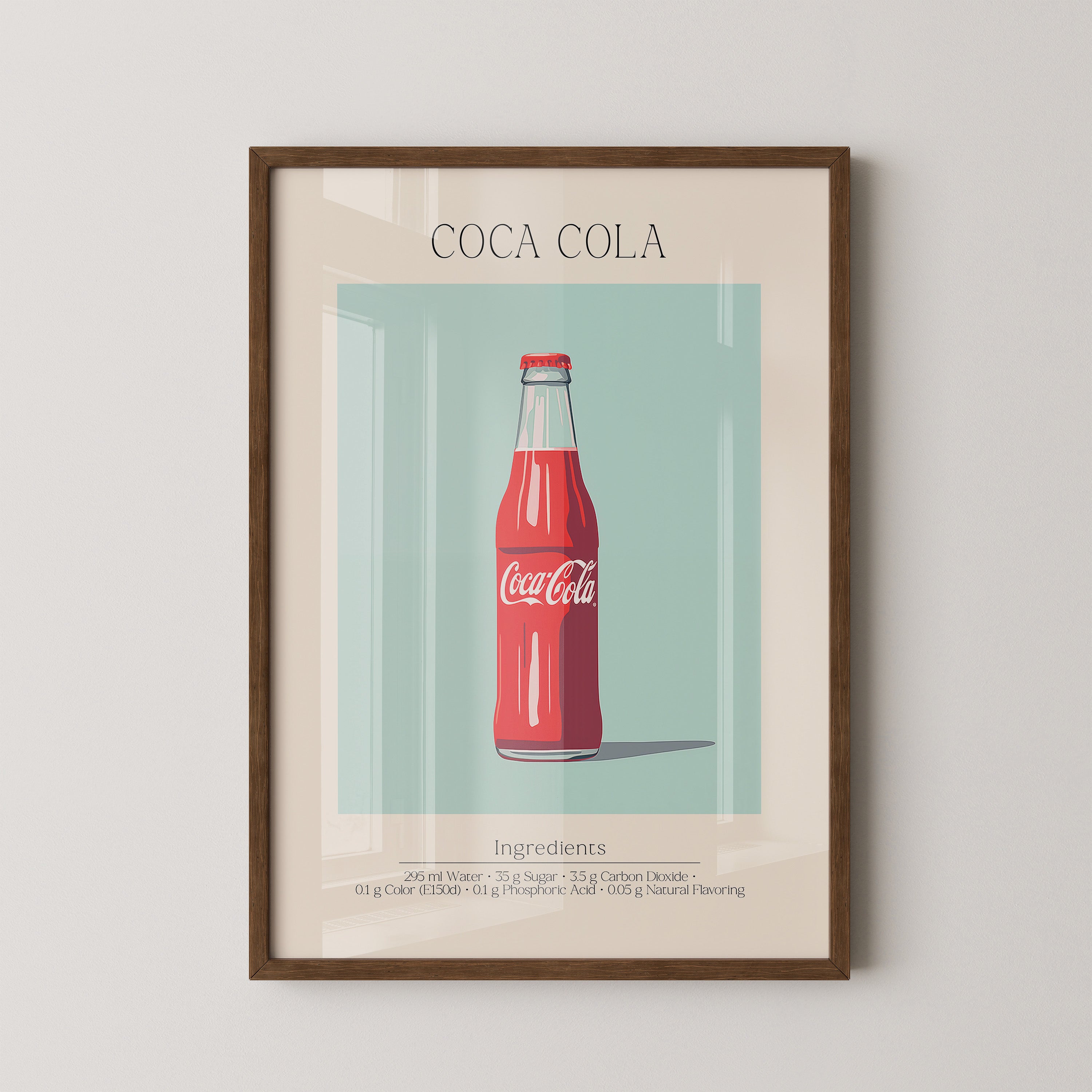 Cola Flasche Vintage Illustration