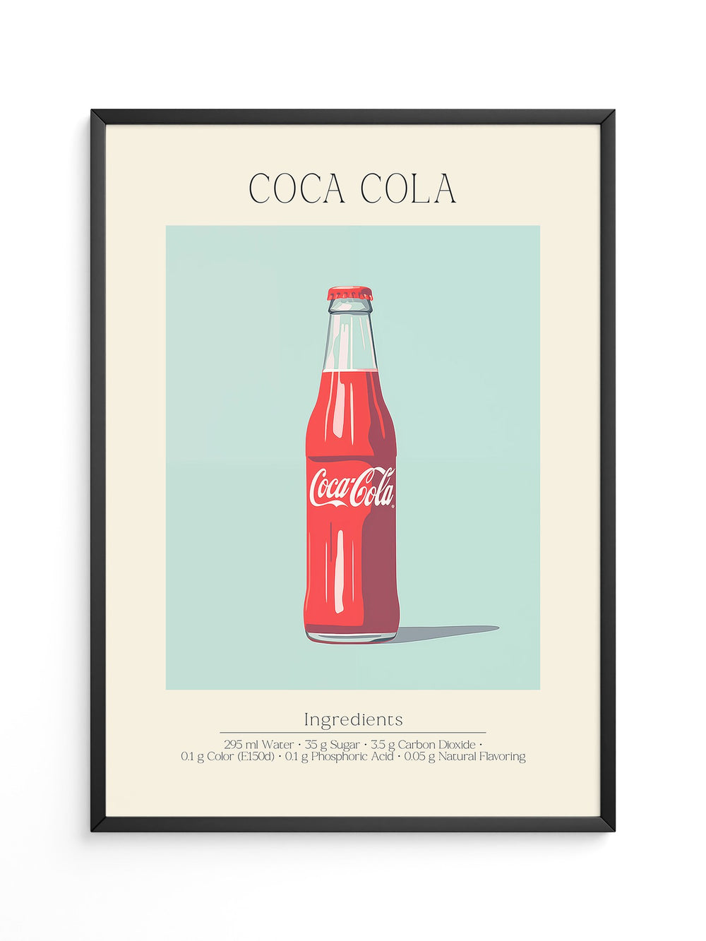 Cola Flasche Vintage Illustration