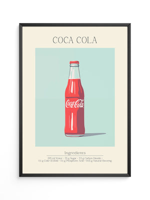 Cola Flasche Vintage Illustration