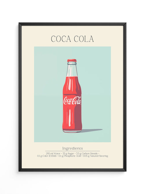 Cola Flasche Vintage Illustration