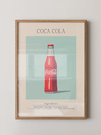 Cola Flasche Vintage Illustration