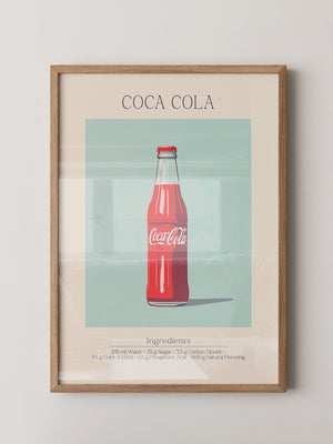 Cola Flasche Vintage Illustration