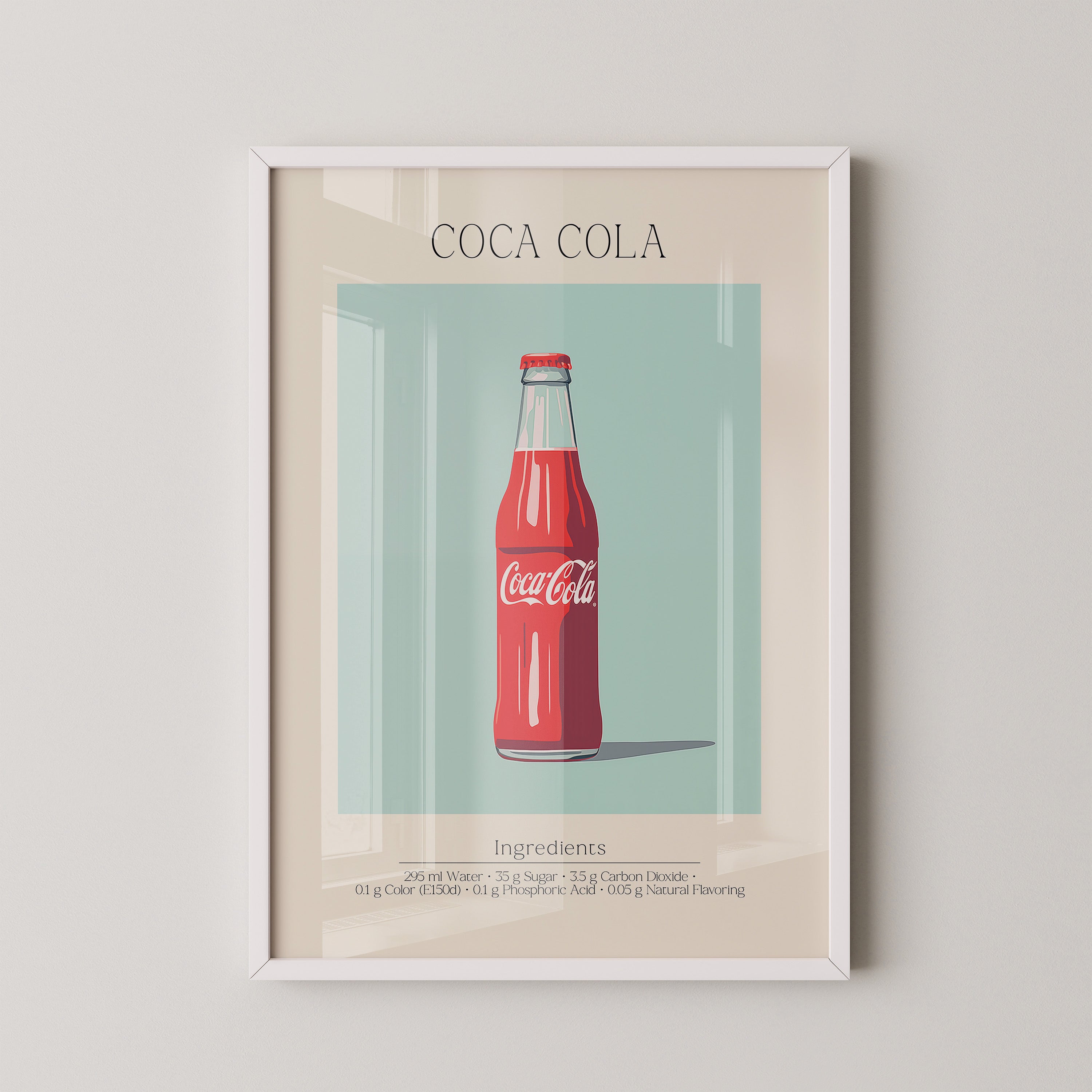 Cola Flasche Vintage Illustration