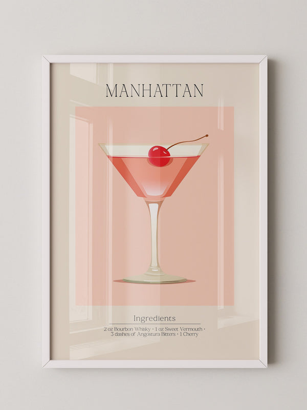 Cocktailglas Kirsche Illustration