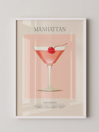 Cocktailglas Kirsche Illustration