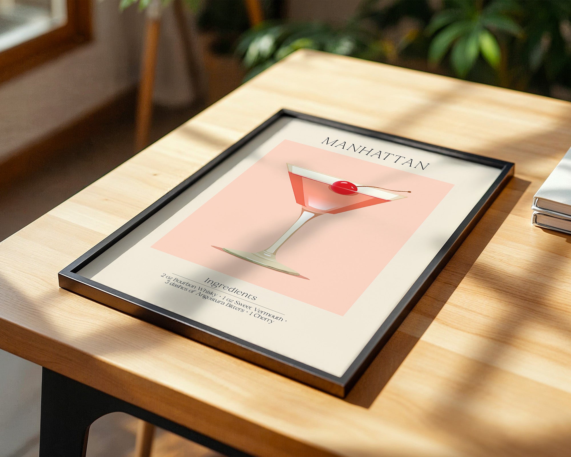 Cocktailglas Kirsche Illustration