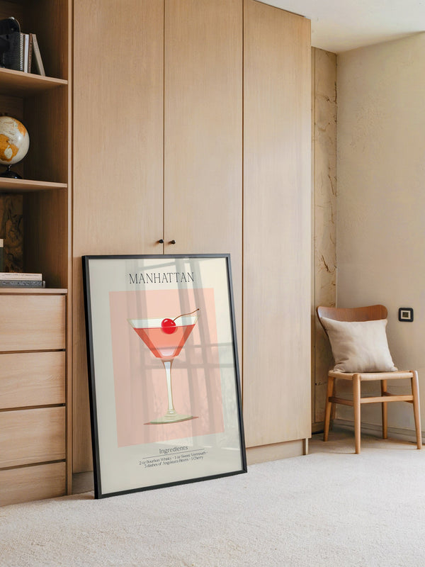 Cocktailglas Kirsche Illustration