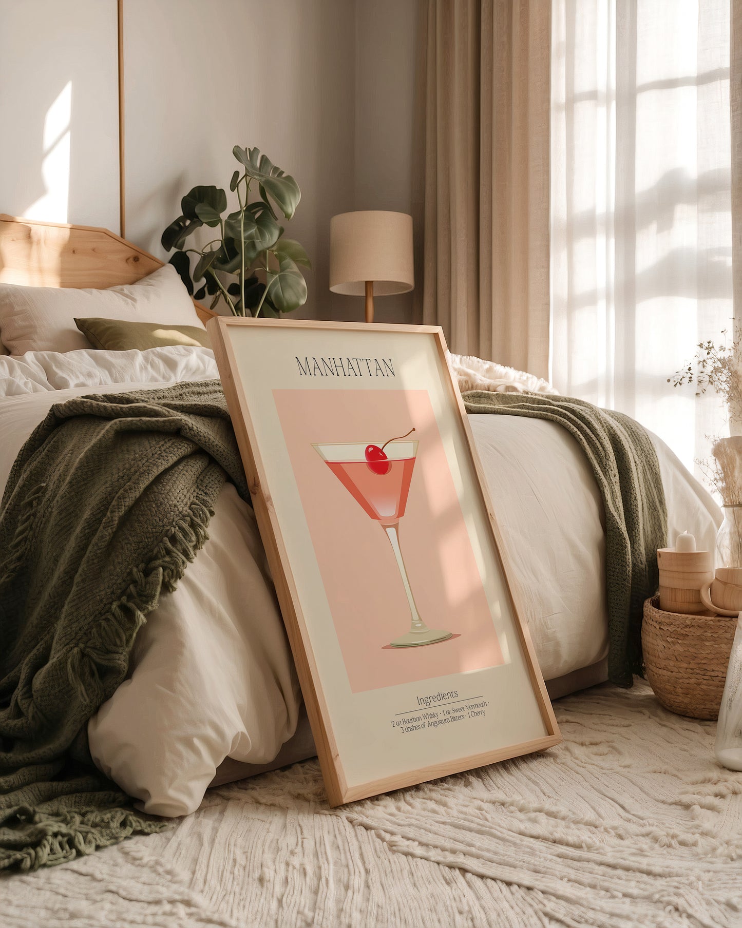Cocktailglas Kirsche Illustration
