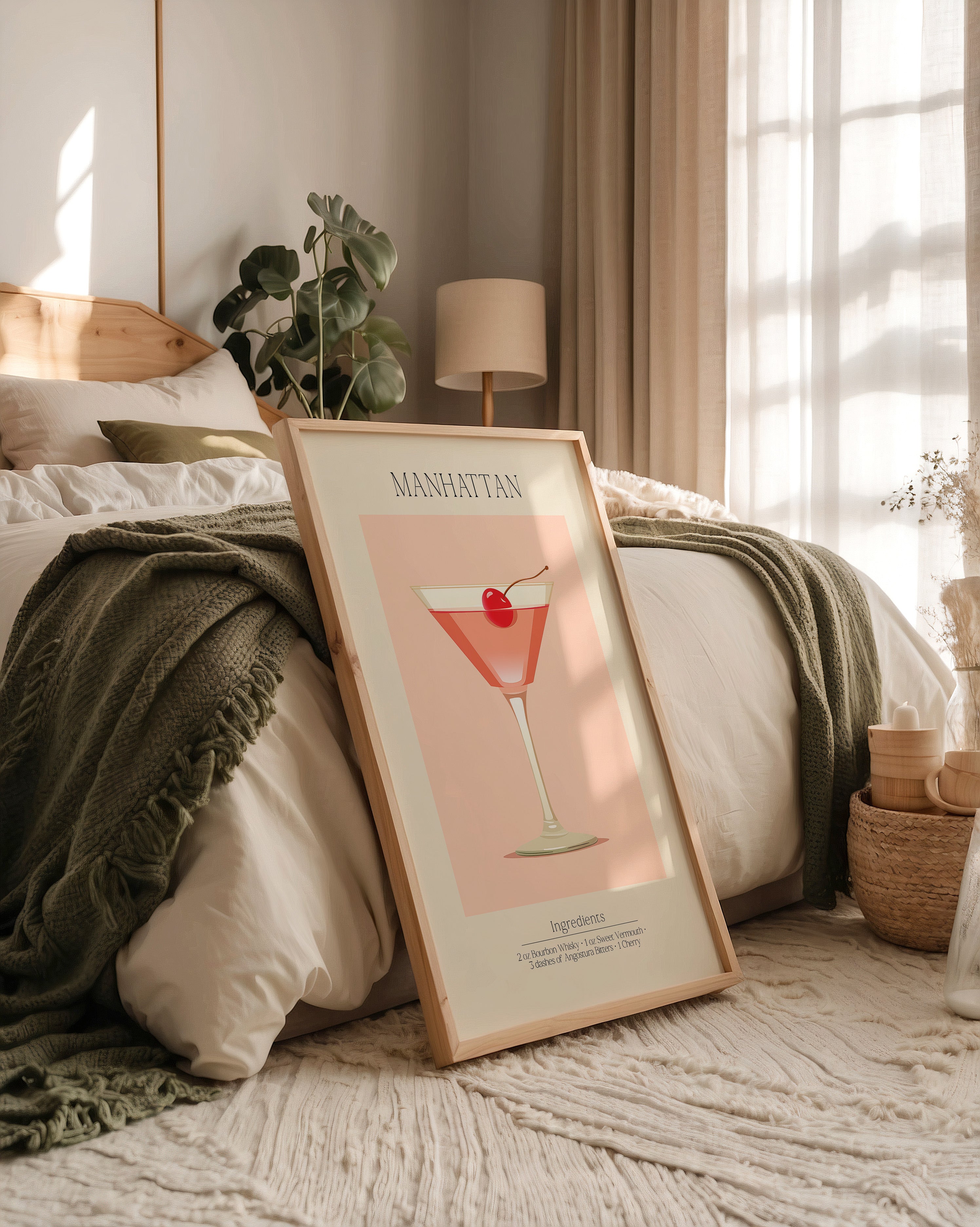 Cocktailglas Kirsche Illustration