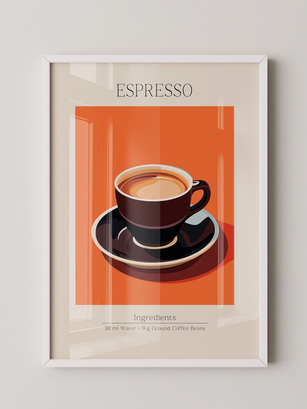 Espressotasse Orange Retro