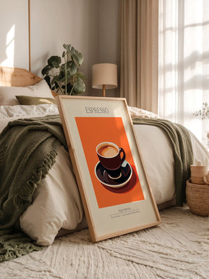 Espressotasse Orange Retro