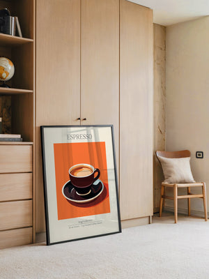 Espressotasse Orange Retro