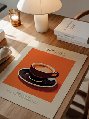 Espressotasse Orange Retro
