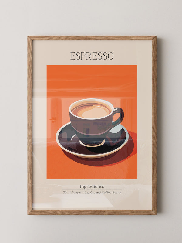 Espressotasse Orange Retro