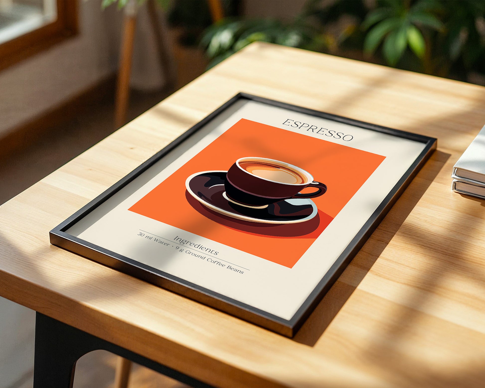 Espressotasse Orange Retro