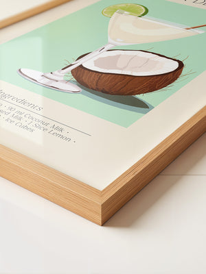 Batida de Coco Glas Illustration