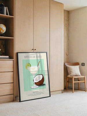 Batida de Coco Glas Illustration