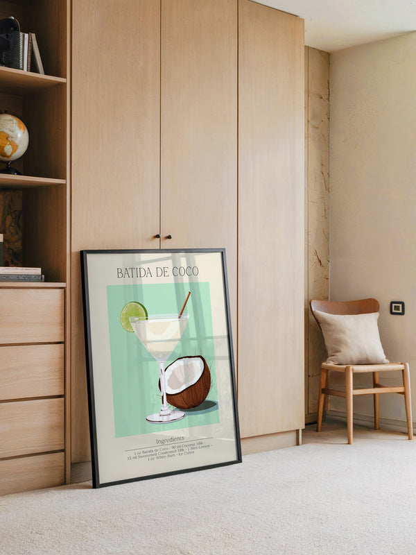 Batida de Coco Glas Illustration