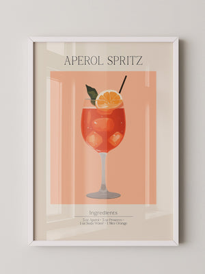 Aperol Spritz Illustration Orange