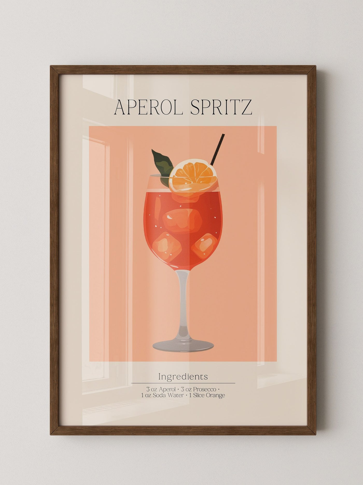 Aperol Spritz Illustration Orange