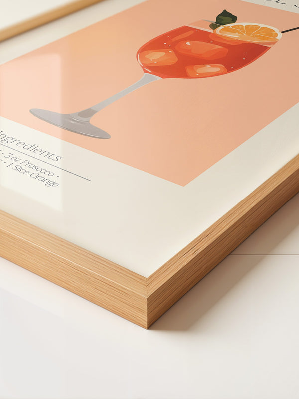 Aperol Spritz Illustration Orange