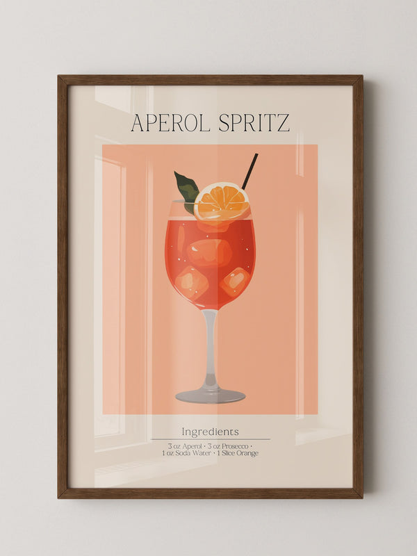 Aperol Spritz Illustration Orange