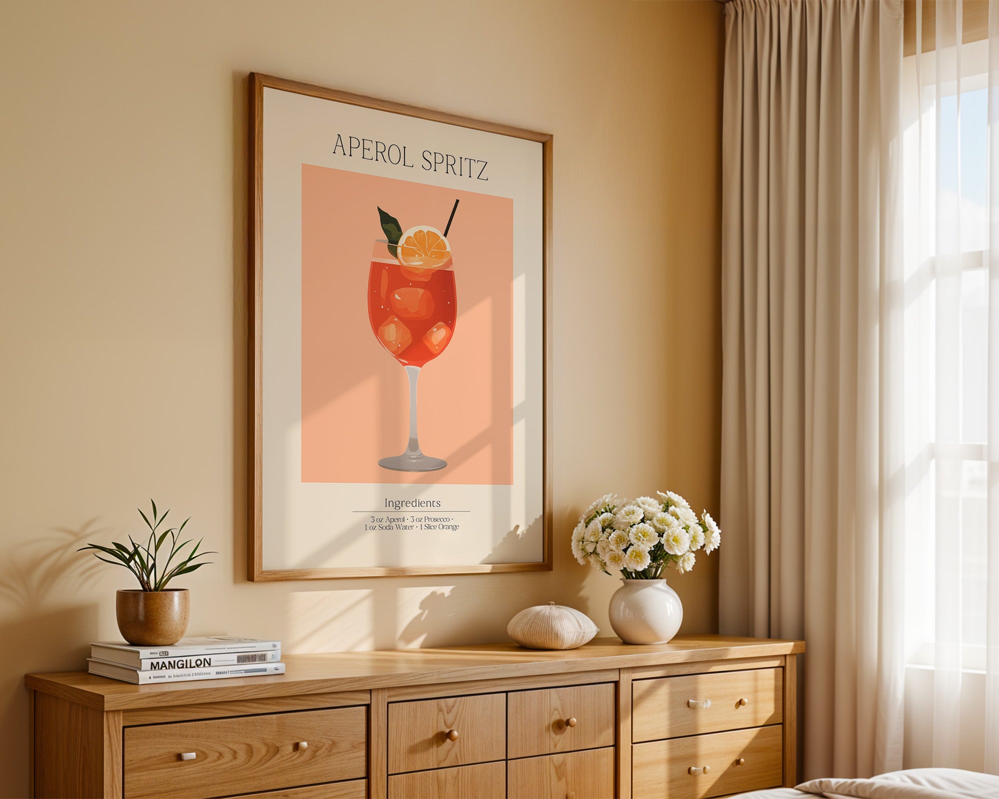Aperol Spritz Illustration Orange