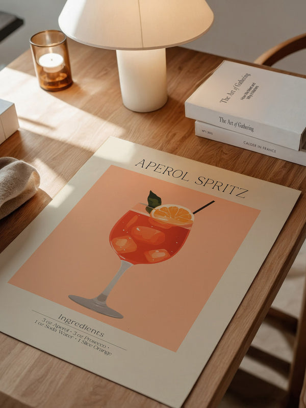 Aperol Spritz Illustration Orange