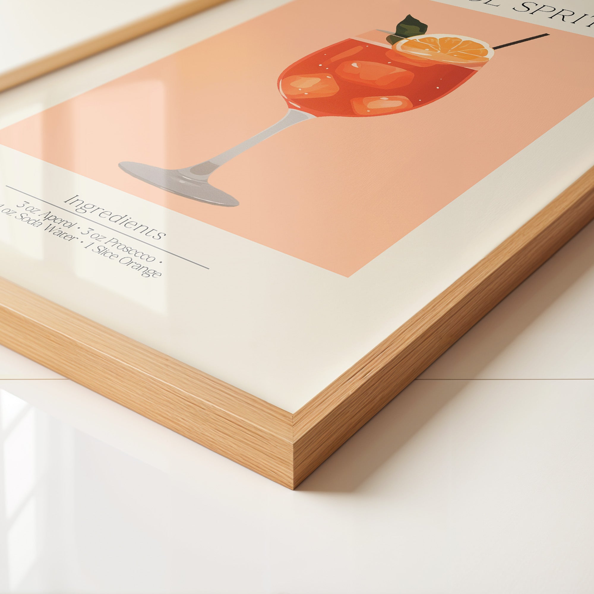 Aperol Spritz Illustration Orange