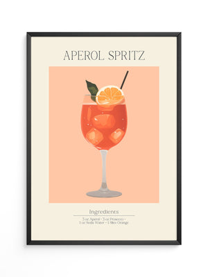 Aperol Spritz Illustration Orange